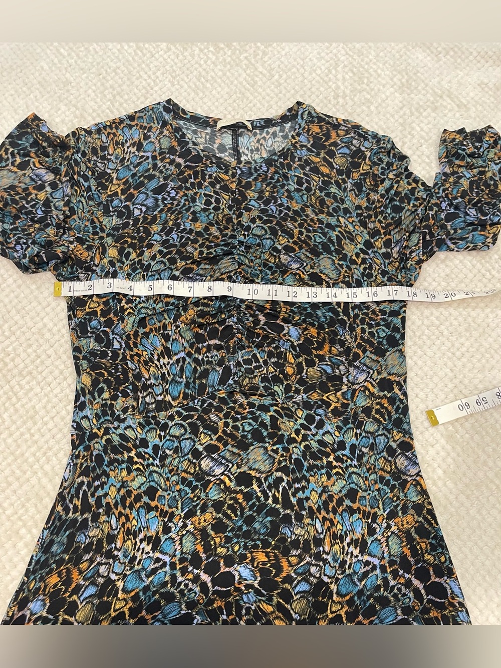 Ulla Johnson Naia Printed Jersey Maxi Dress in multihued caribaea print Size XL - Picture 7 of 11